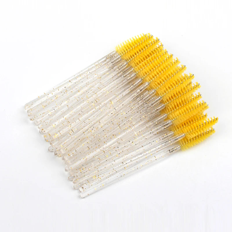 5/50pcs Crystal Eyelashes Brush Makeup Extension Eyebrow Brushes Eye Lashes Makeup Professional Makeup Beauty Tool
