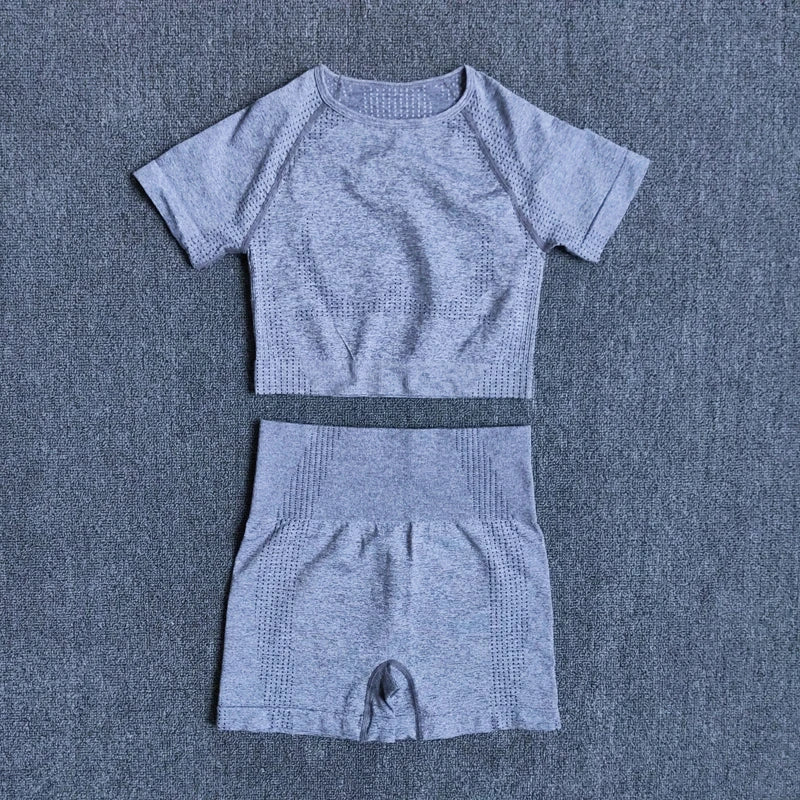 2/3/5PCS Seamless Women Yoga Set Workout Sportswear