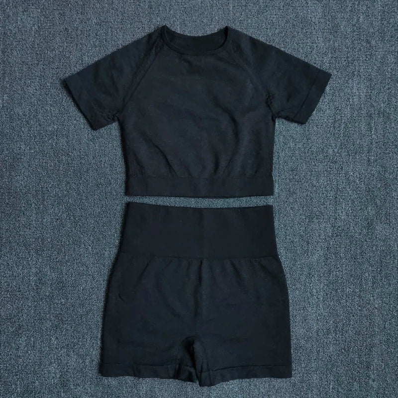 2/3/5PCS Seamless Women Yoga Set Workout Sportswear