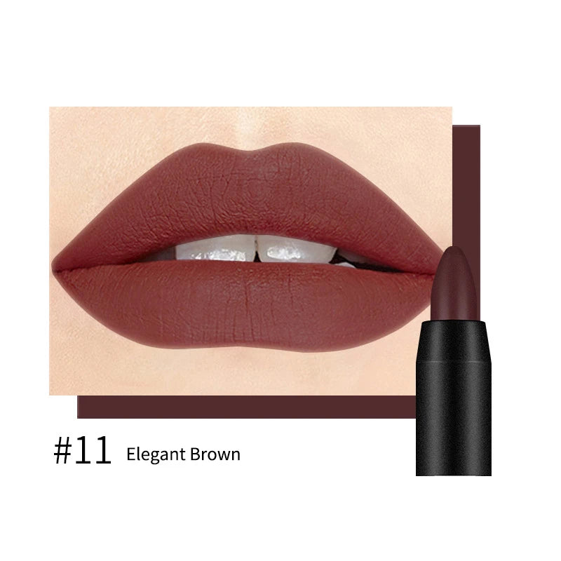 19 Colors Sexy Matte Lip Stick Lipliner Lip Liner Pencil Lasting Nude Rotatable Lipsliner Pen Set Beauty Makeup Tool Cosmetic
