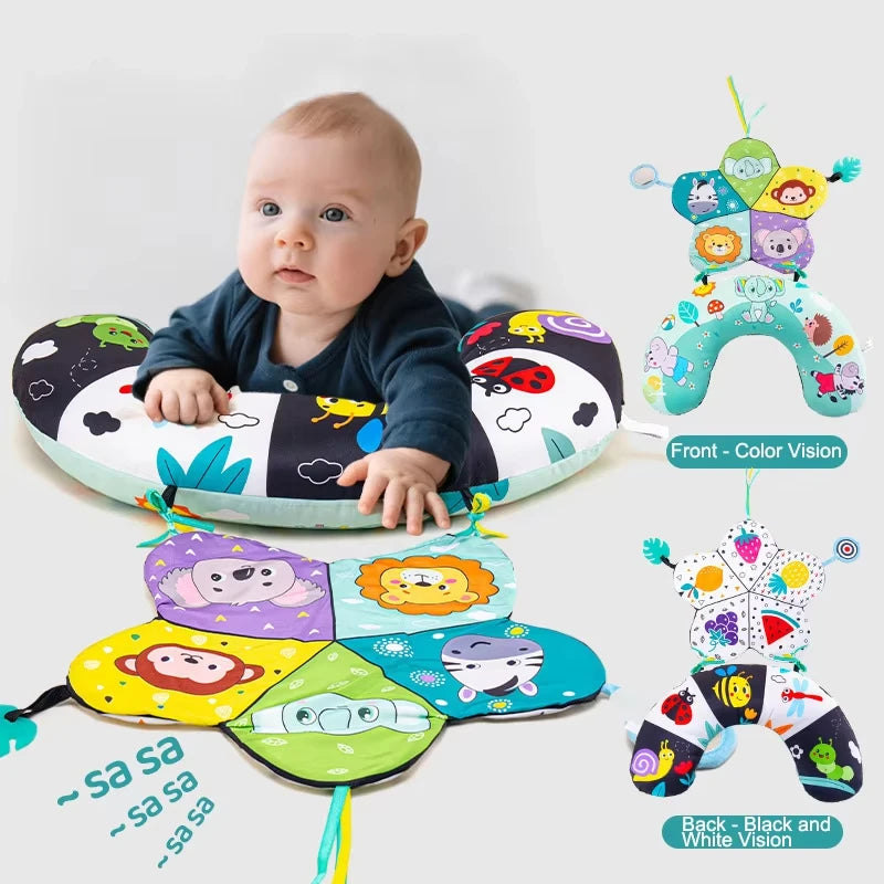 Baby Tummy Time Pillow Toddler Sensory toys