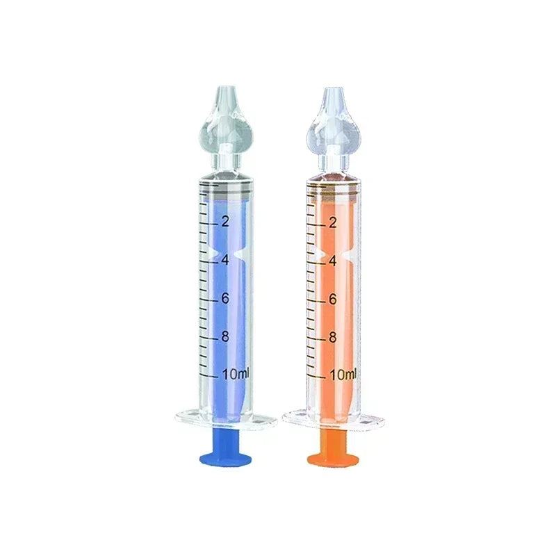 Silicone Baby Nasal Aspirator Syringe Baby Nose Cleaner Kids Rhinitis Nasal Washer