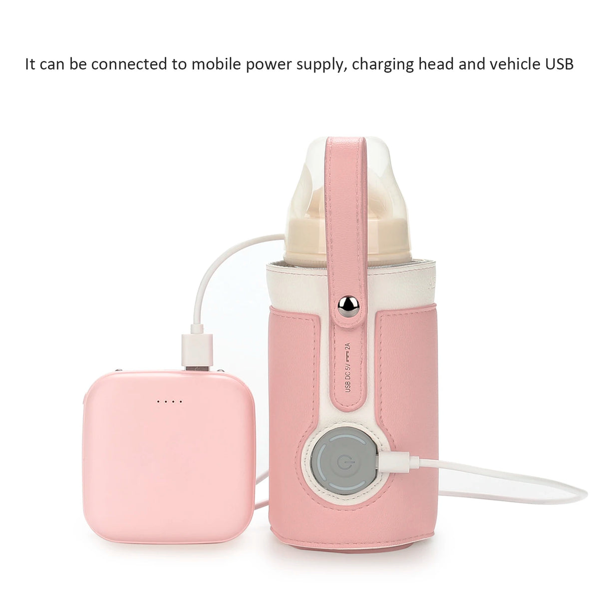 3 Temperature Adjustable Portable Baby Bottle Warmer
