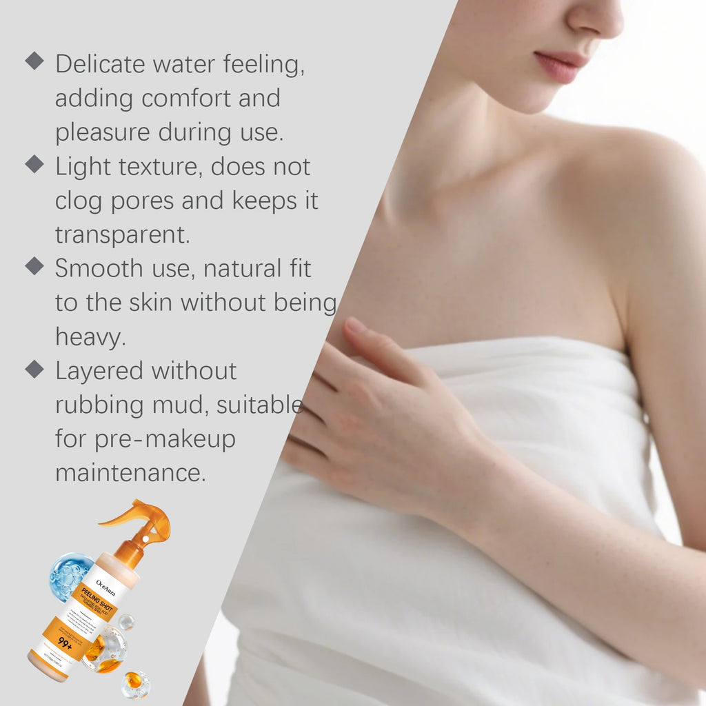 Body Keratin Care Kojic Acid Turmeric Spray Gently Exfoliating Peeling Solution Brightening Hydrating Skin Care All Skin Types