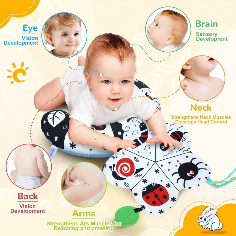 Baby Tummy Time Pillow Toddler Sensory toys
