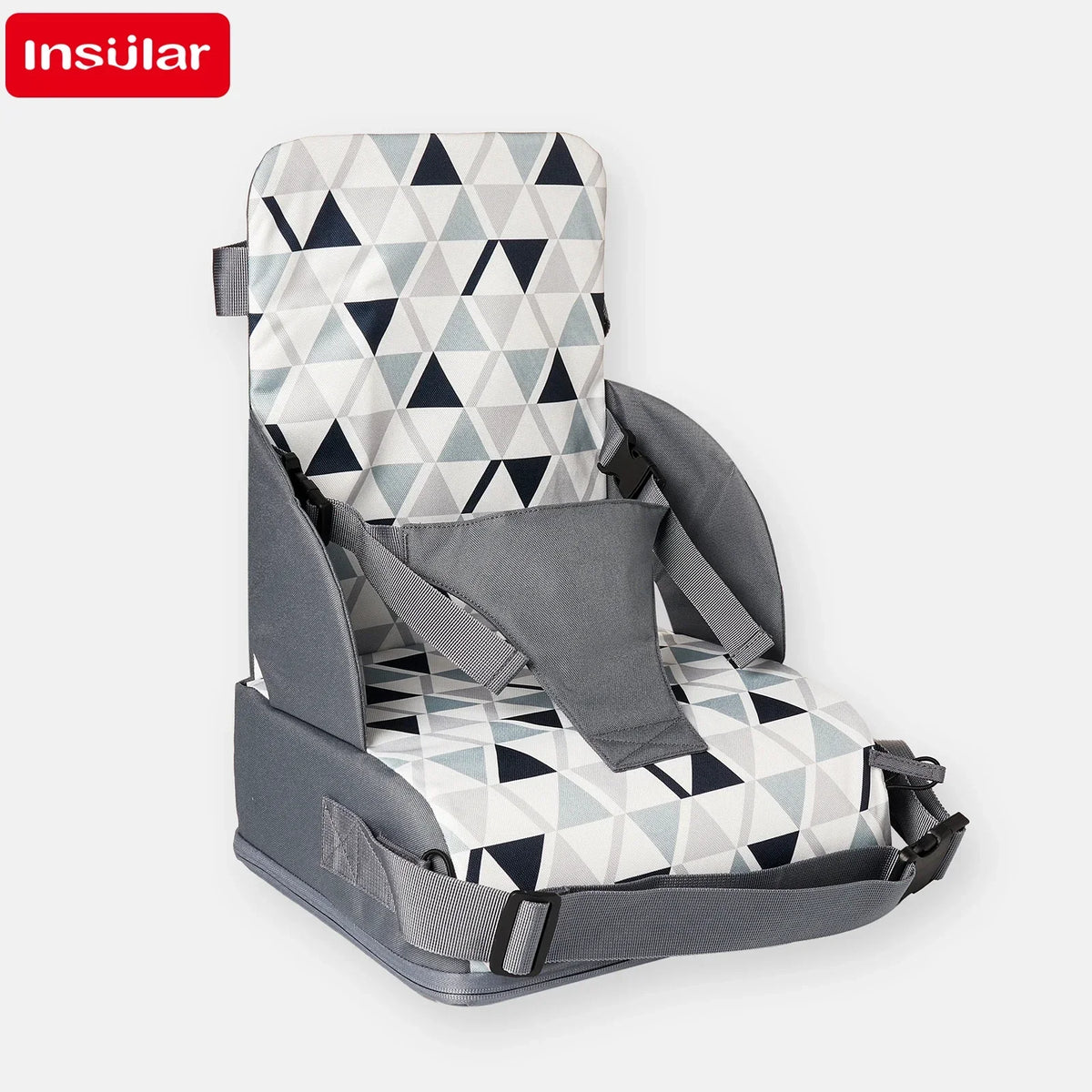 INSULAR Portable Foldable Anti slip Children's Seat High Cushion Baby Dining Chair