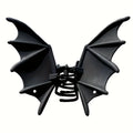 Gothic Bat Hair Clip Halloween Matte Black Gothic Punk-Style Animal Print Hairpin