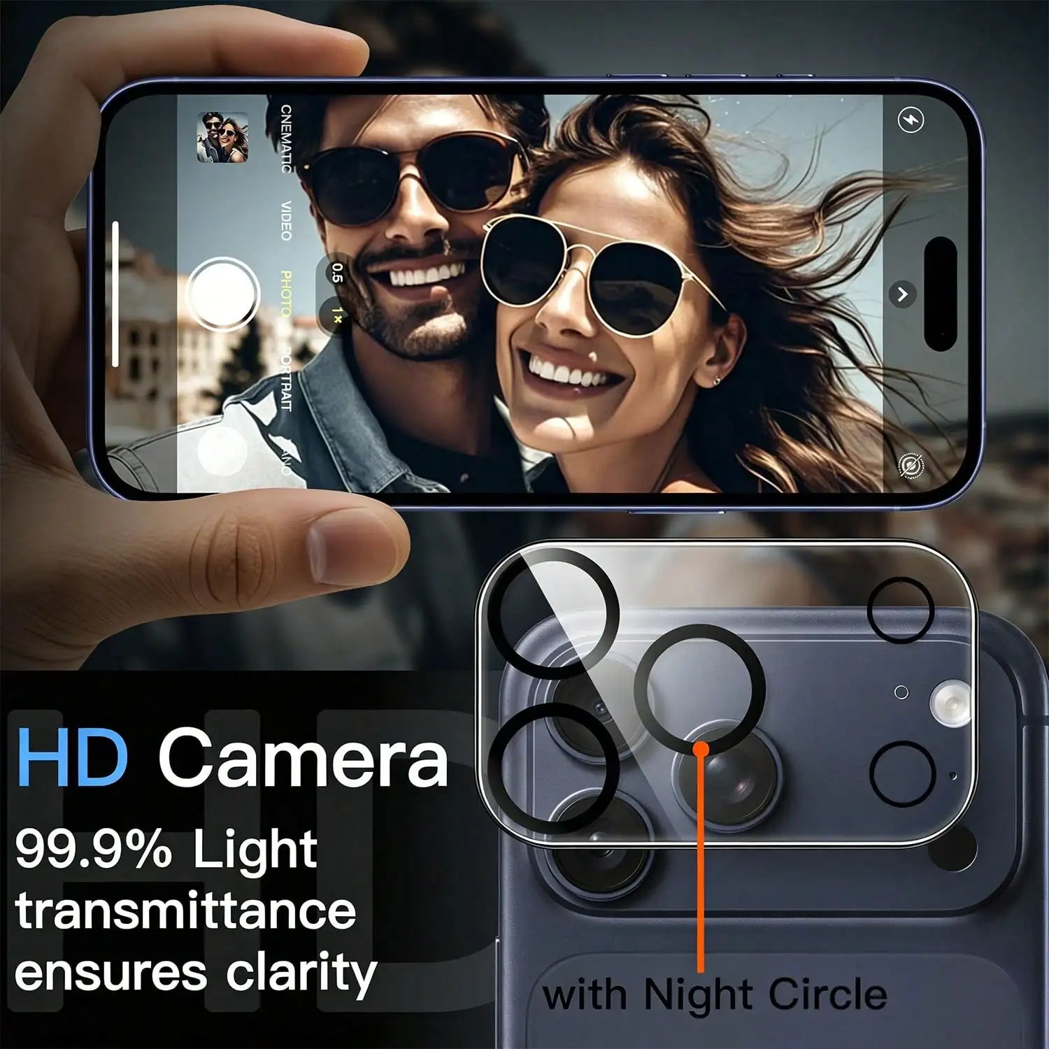 High Definition Transparent Camera Lens Protector Film
