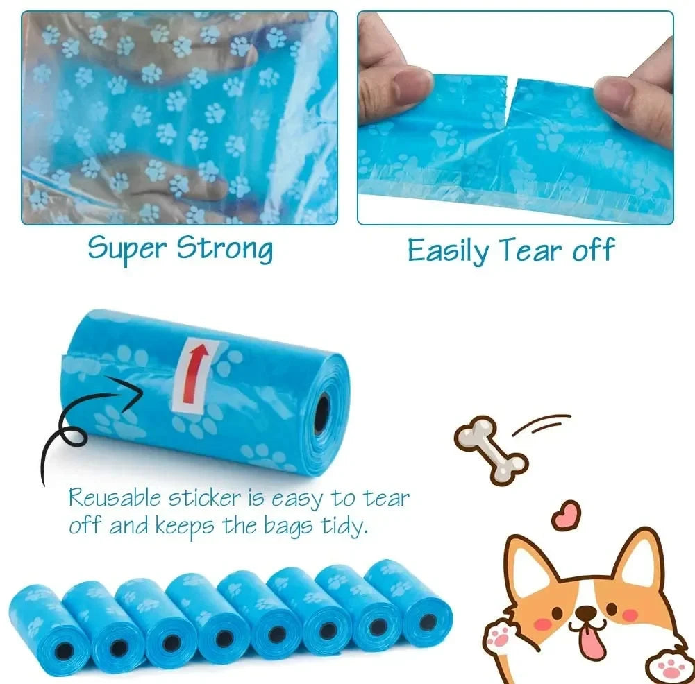 120 Rolls Dog Poop Bag