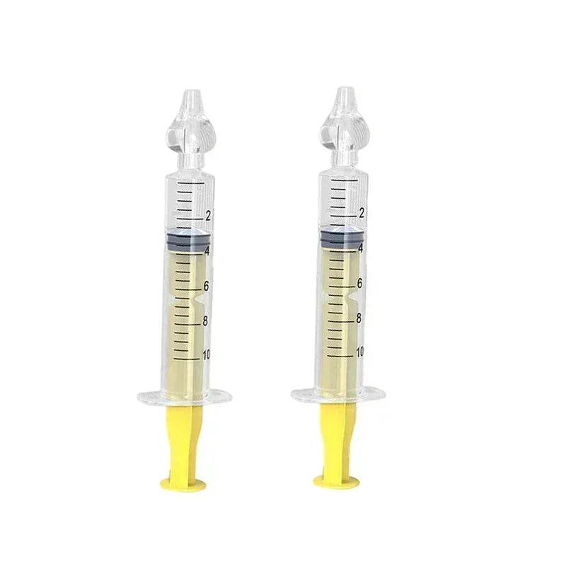 Silicone Baby Nasal Aspirator Syringe Baby Nose Cleaner Kids Rhinitis Nasal Washer