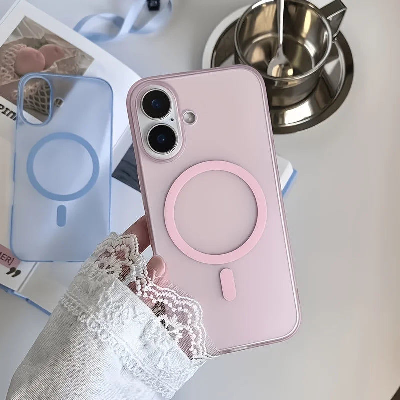 PC Frosted Magnetic Phone Case