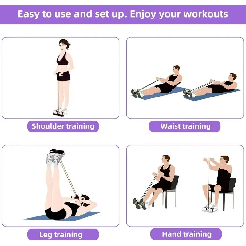 4/6-Tube Tensioner Multi-Functional Household Fitness Yoga