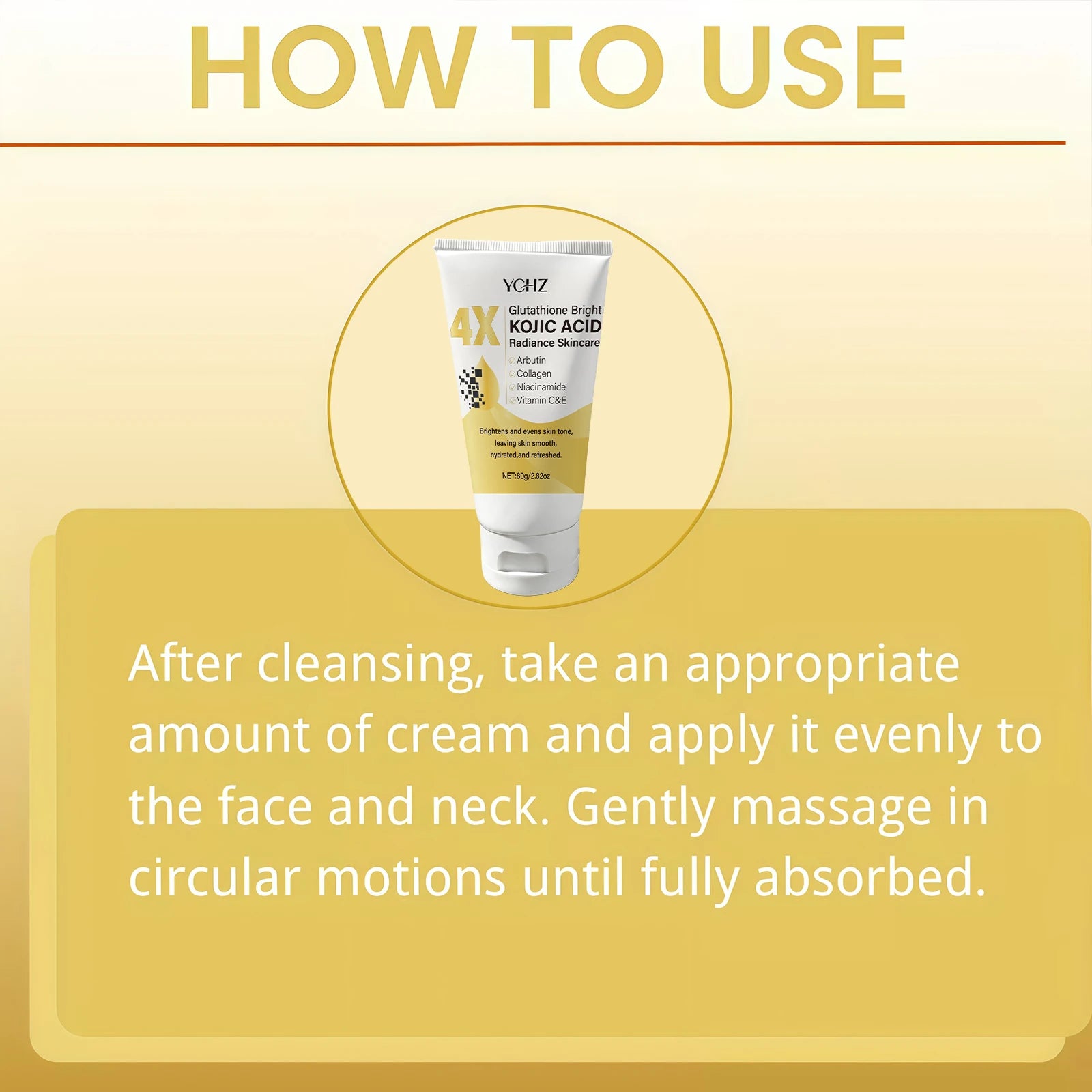 Kojic Acid Face Cream Evens Out Skin Tone, Eliminates Dark Spots and Dullness