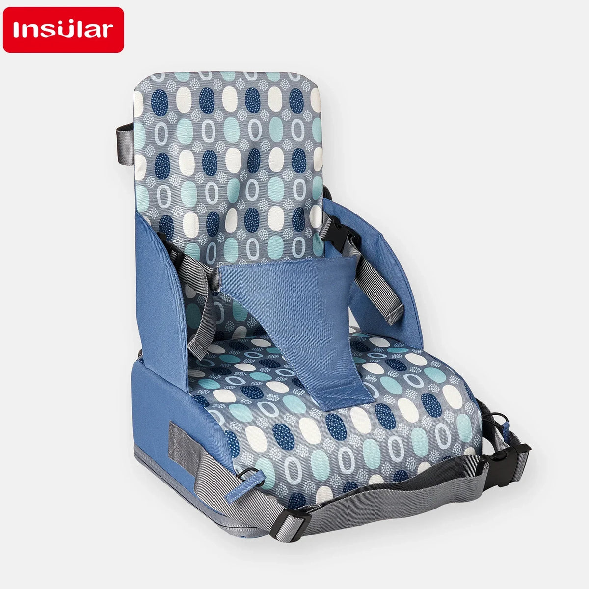 INSULAR Portable Foldable Anti slip Children's Seat High Cushion Baby Dining Chair