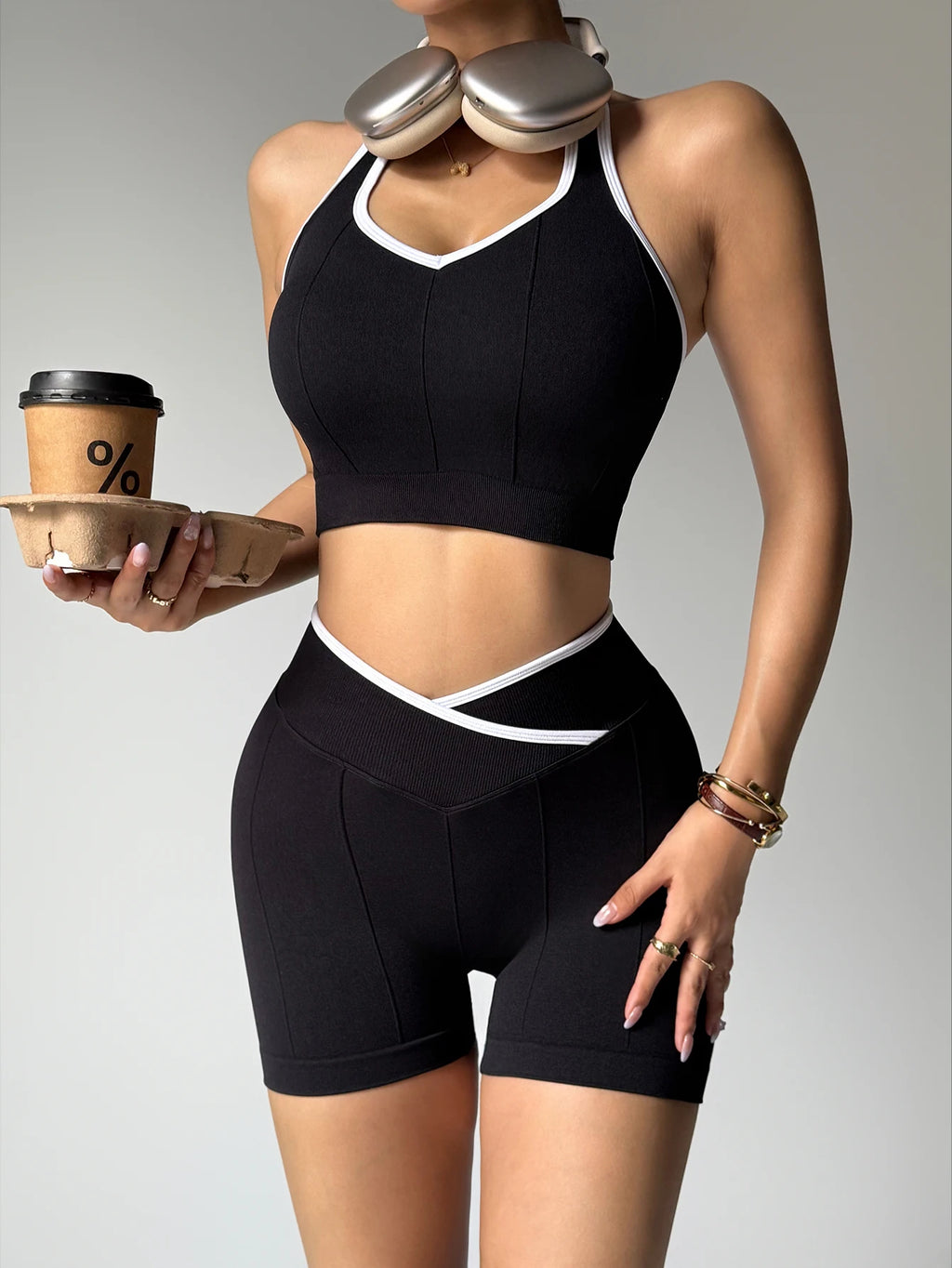 Gym Exercise Set For Women 2pcs Set Yoga Suit