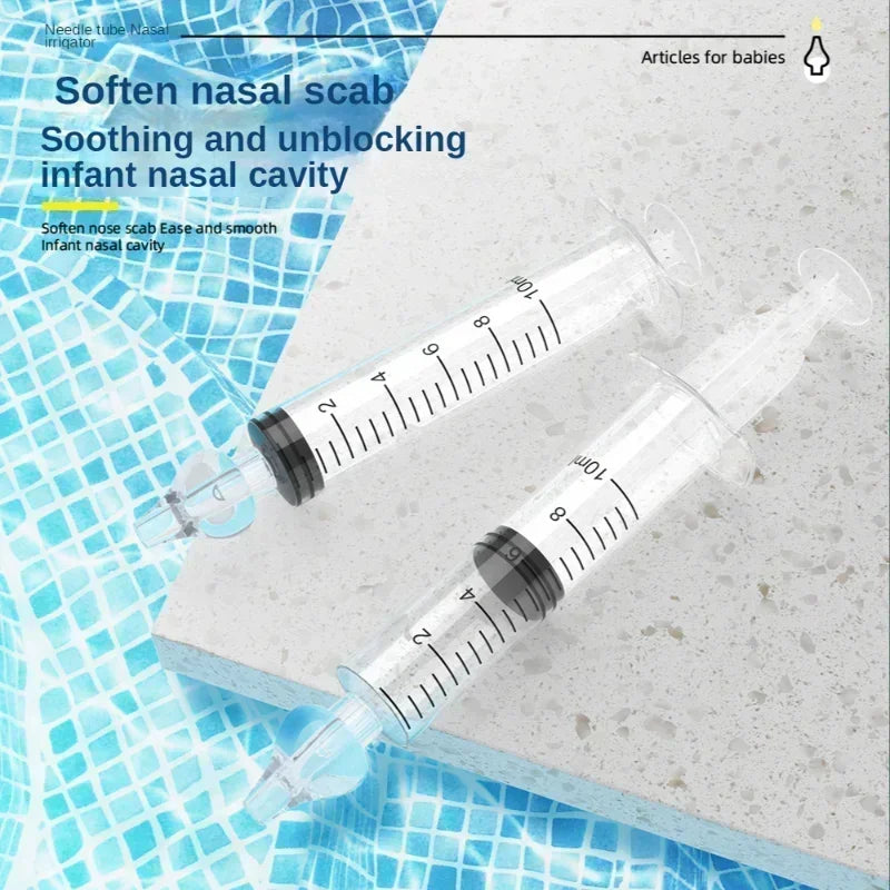 Silicone Baby Nasal Aspirator Syringe Baby Nose Cleaner Kids Rhinitis Nasal Washer
