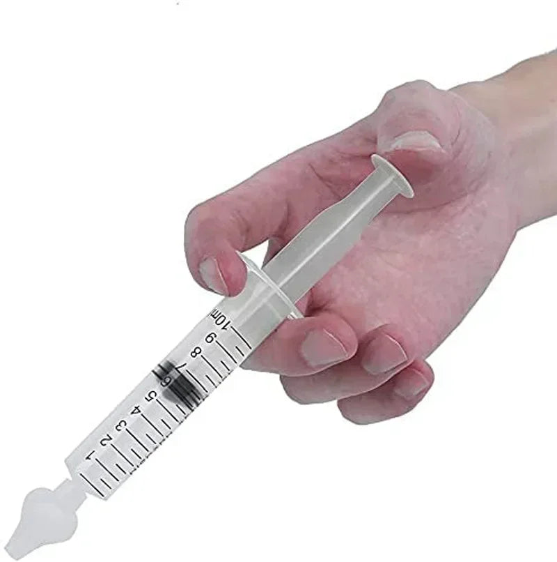 Silicone Baby Nasal Aspirator Syringe Baby Nose Cleaner Kids Rhinitis Nasal Washer
