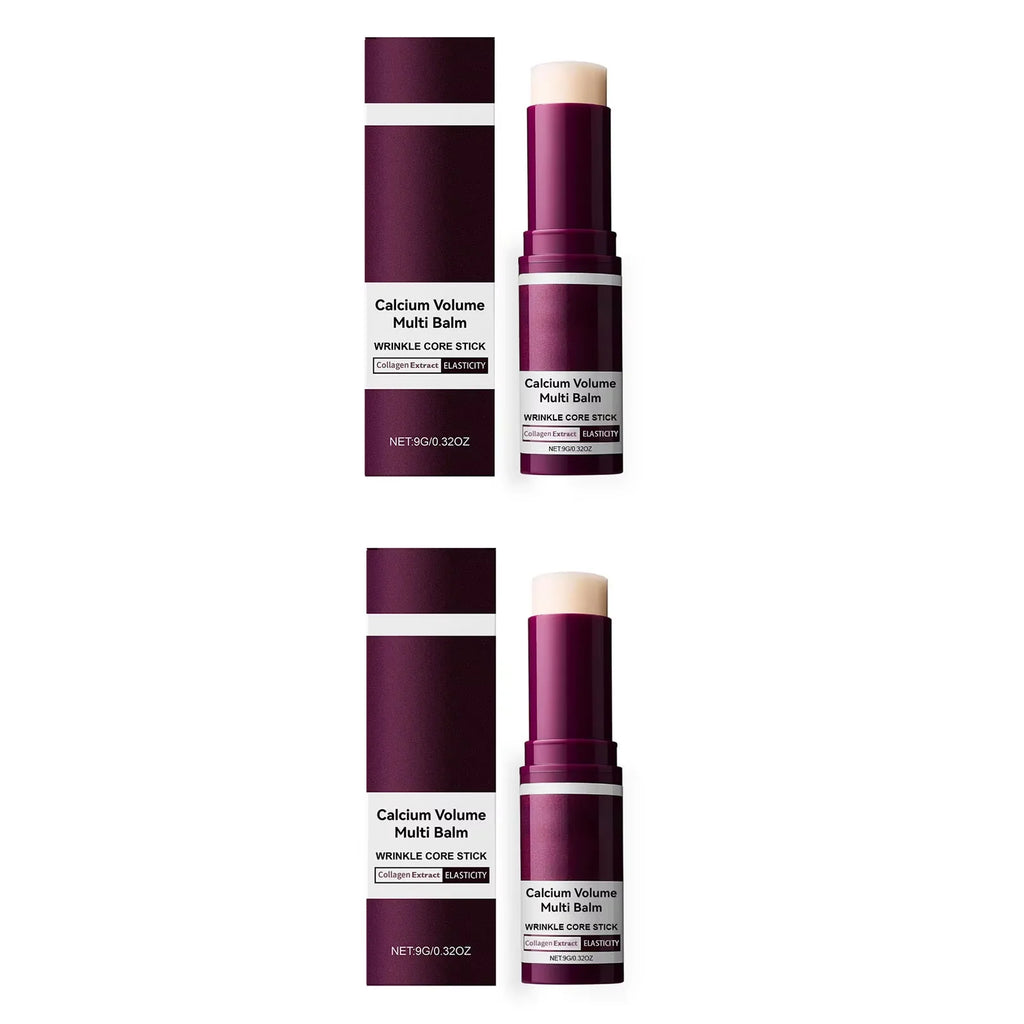Moisturizing Skincare Stick Makeup Balm Calcium Volume Oil Control Shrink Pores Firming Lifting Smooth Texture Brightening 9g
