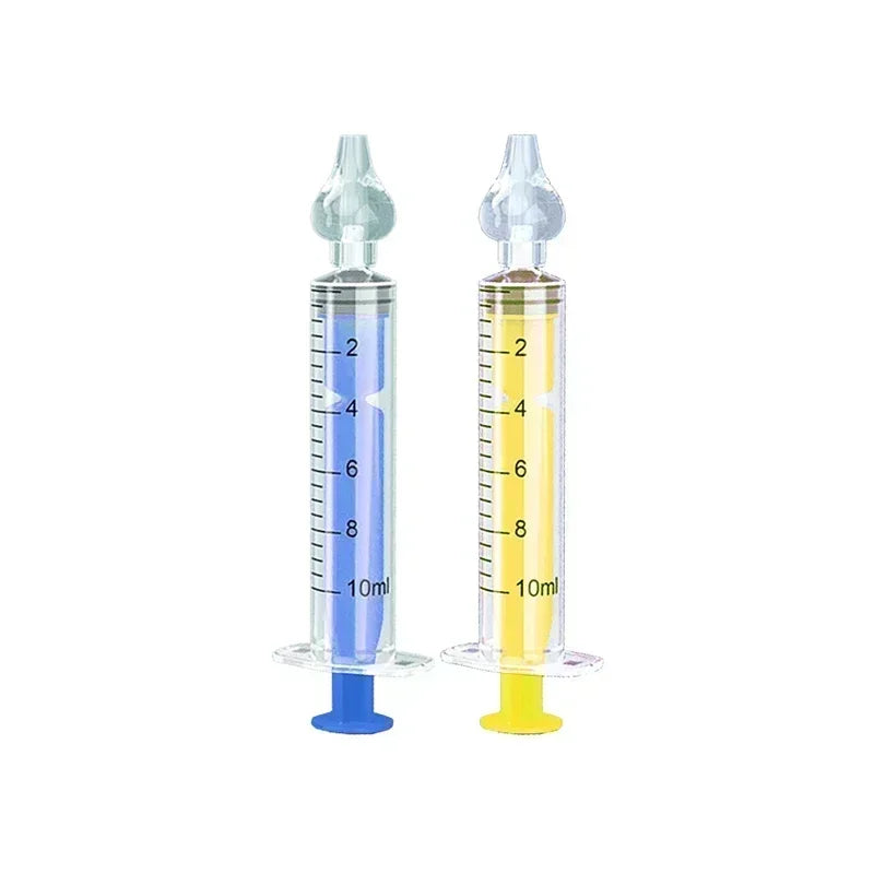 Silicone Baby Nasal Aspirator Syringe Baby Nose Cleaner Kids Rhinitis Nasal Washer
