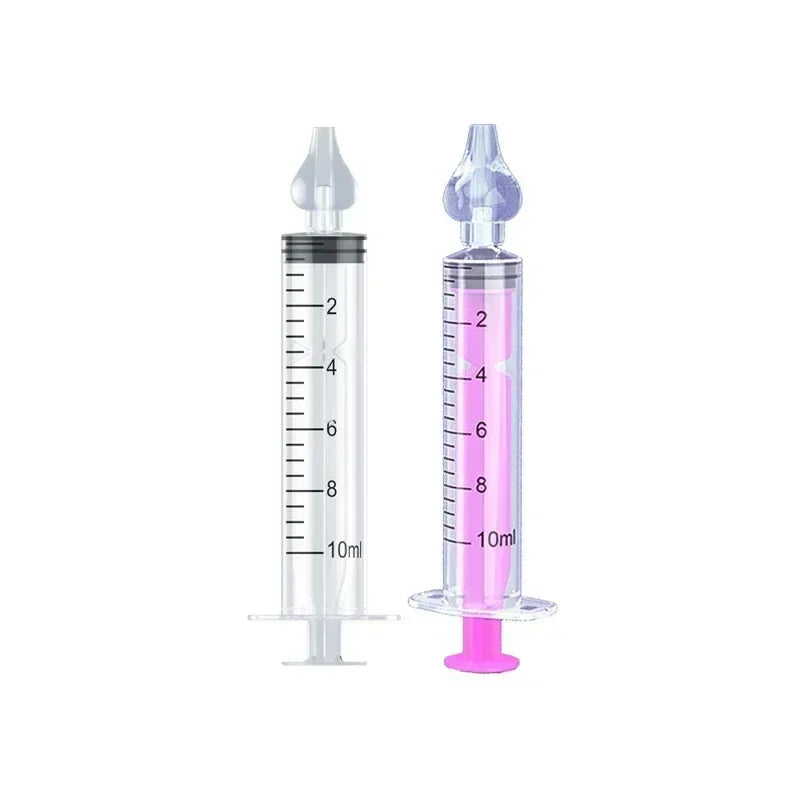 Silicone Baby Nasal Aspirator Syringe Baby Nose Cleaner Kids Rhinitis Nasal Washer