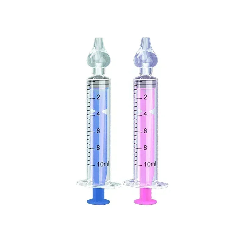 Silicone Baby Nasal Aspirator Syringe Baby Nose Cleaner Kids Rhinitis Nasal Washer