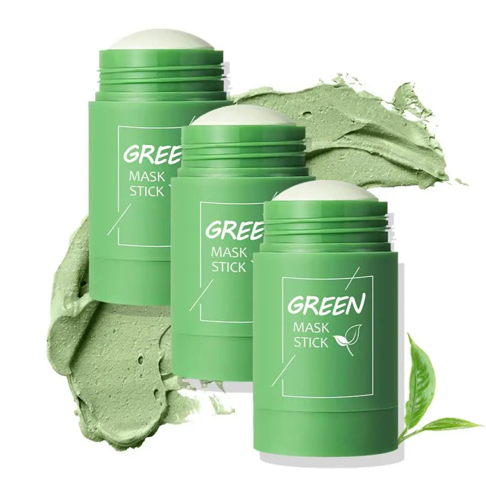 Green Tea Clay Stick For Face, Green Mask