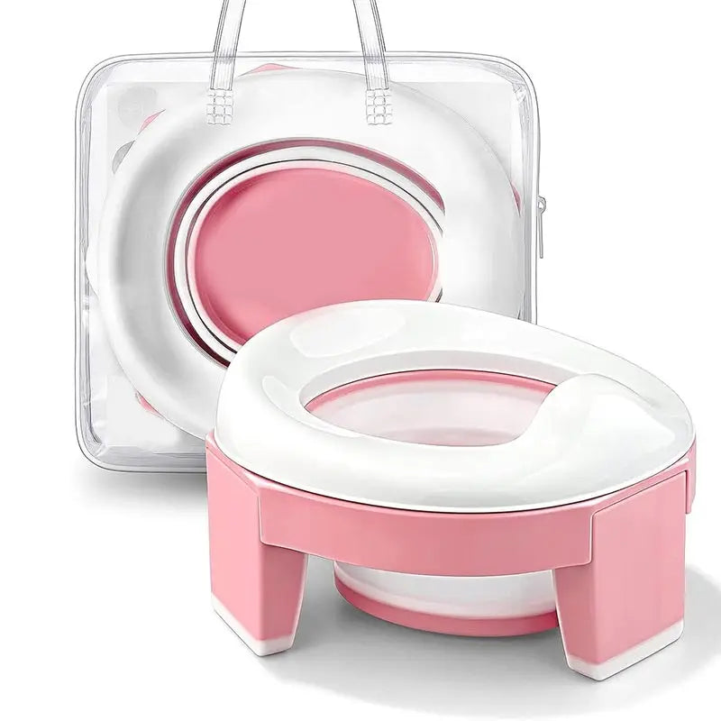 3 in 1 Baby Toilet Seat Children Foldable Travel Potty With Bags