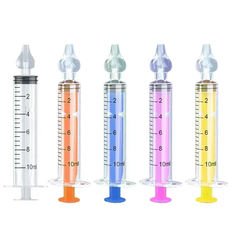 Silicone Baby Nasal Aspirator Syringe Baby Nose Cleaner Kids Rhinitis Nasal Washer