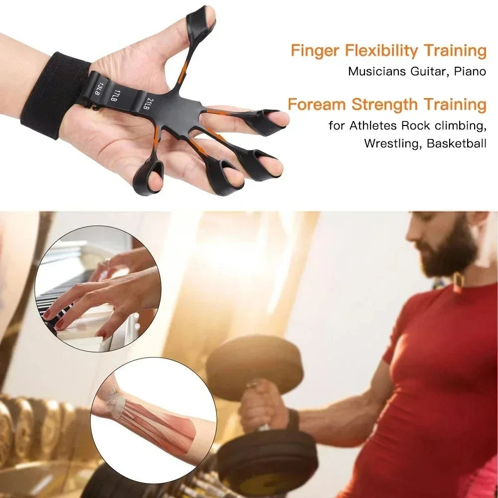 5-60Kg Adjustable Heavy Hand Gripper Fitness Hand Exerciser Grip Wrist Training Finge