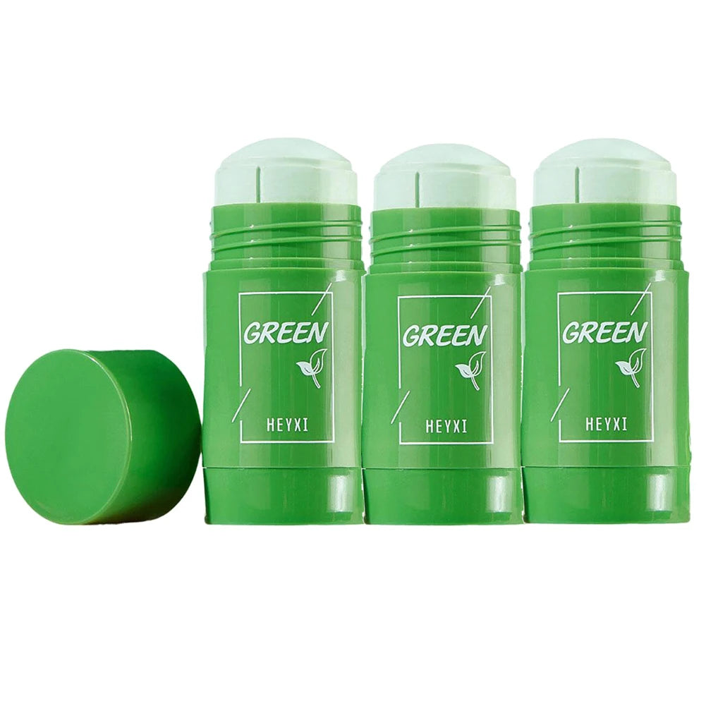 Green Tea Clay Stick For Face, Green Mask