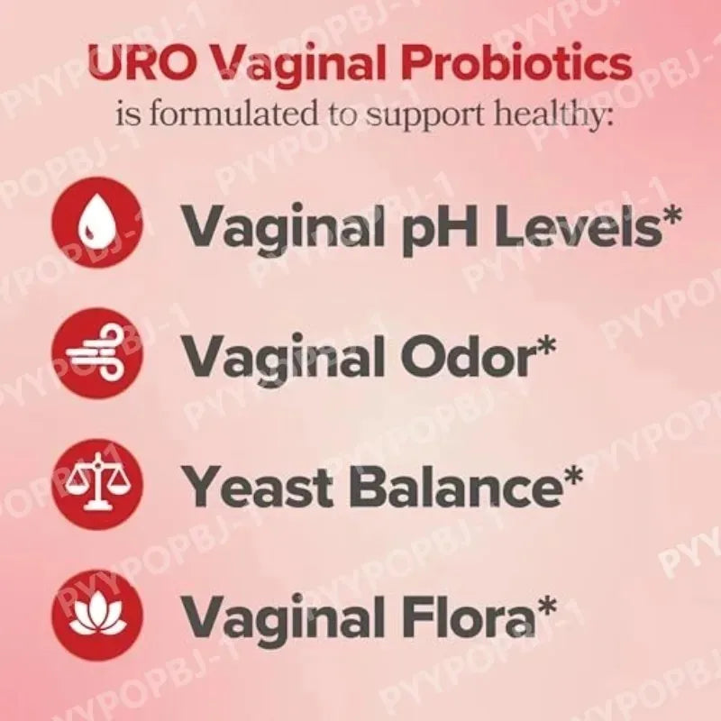 Probiotic Capsules for Women with 4 Lactobacillus Strains & Prebiotics, Vegan 60 Count Daily Digestive and Flora Support