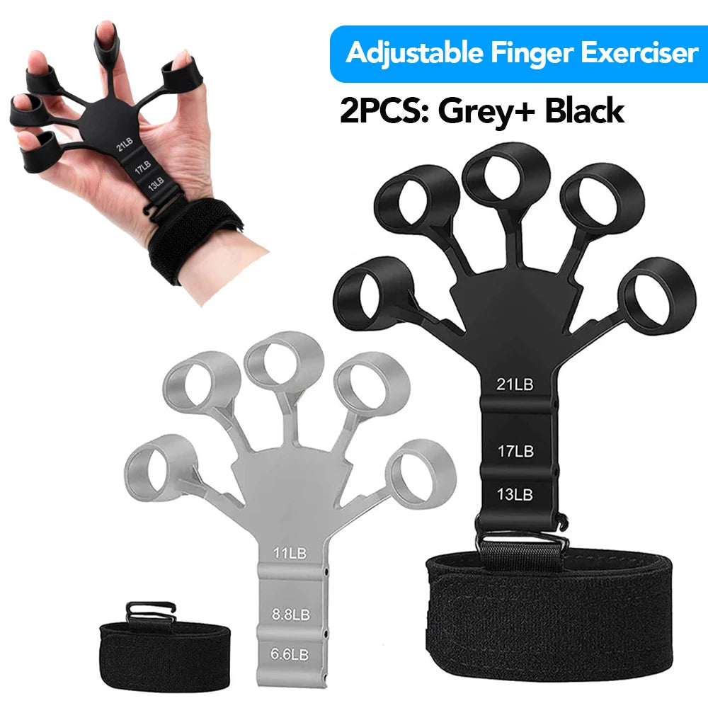 5-60Kg Adjustable Heavy Hand Gripper Fitness Hand Exerciser Grip Wrist Training Finge