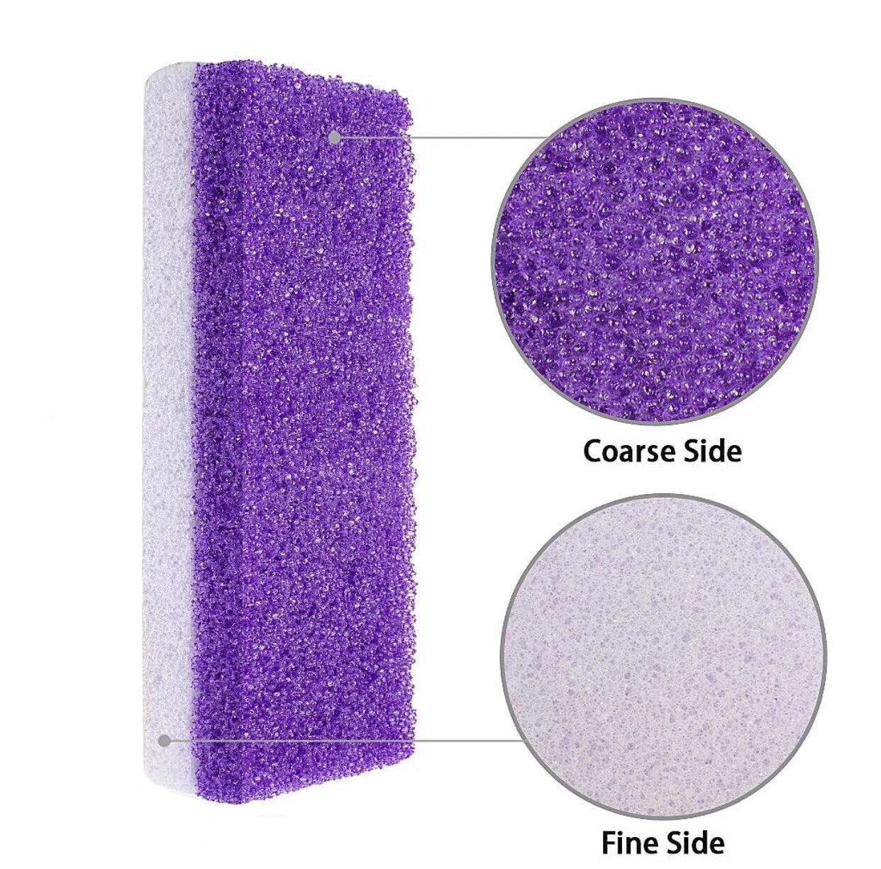 Premium Foot Care Set (2 Pcs): Natural Pumice Stone & Dual-Sided Foot File