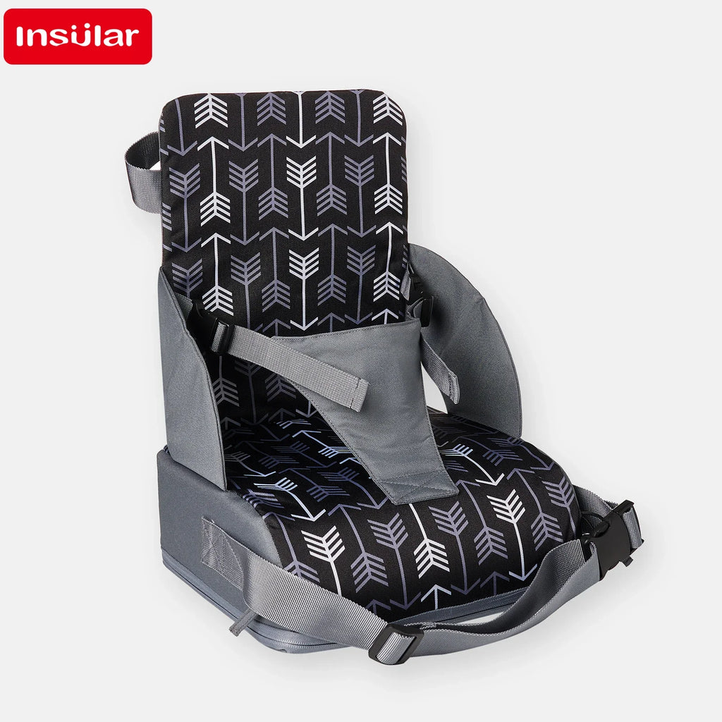 INSULAR Portable Foldable Anti slip Children's Seat High Cushion Baby Dining Chair
