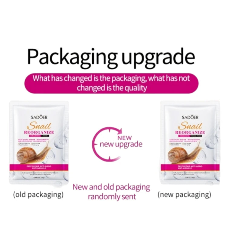 5-Piece Set of Sadoer Snail Collagen Mask