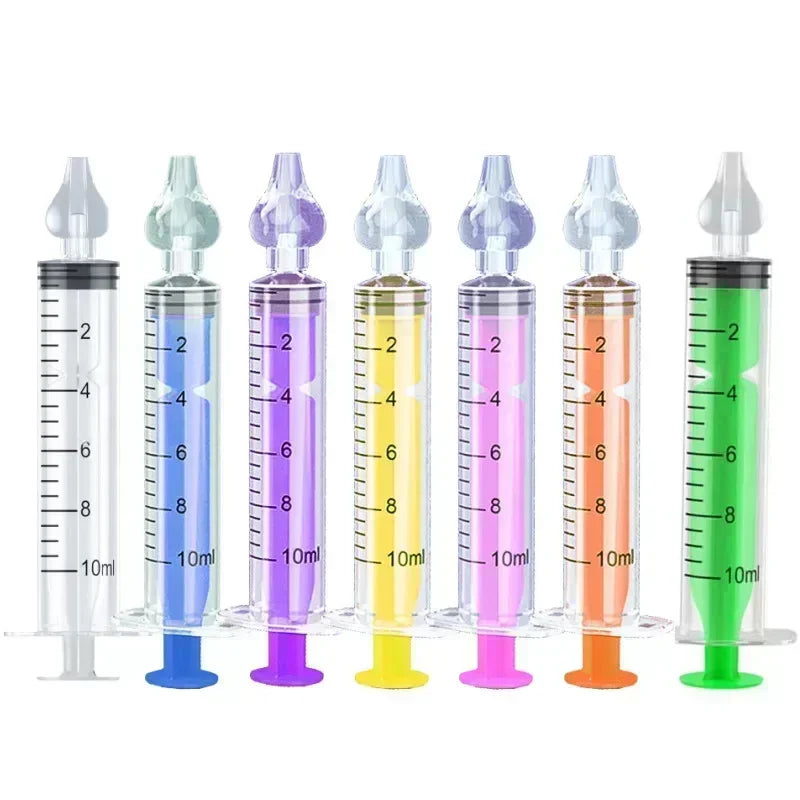 Silicone Baby Nasal Aspirator Syringe Baby Nose Cleaner Kids Rhinitis Nasal Washer