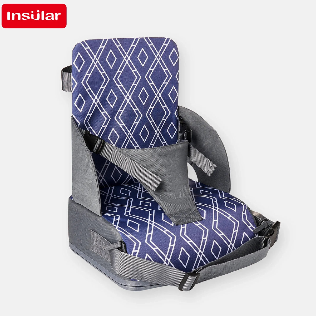 INSULAR Portable Foldable Anti slip Children's Seat High Cushion Baby Dining Chair