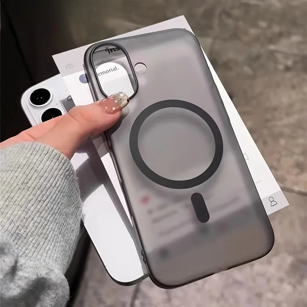 PC Frosted Magnetic Phone Case