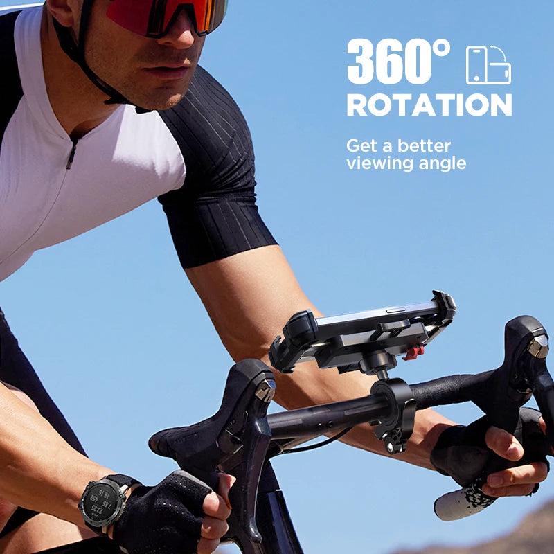 Joyroom Motorcycle Phone Mount Upgrade Bike Phone Holder Ultra-Stable Bicycle