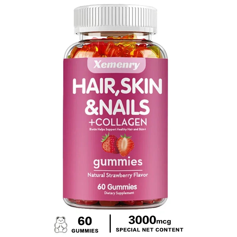 Hair, Skin & Nails Gummies | Hair Vitamins | Biotin SupplementsSupplements