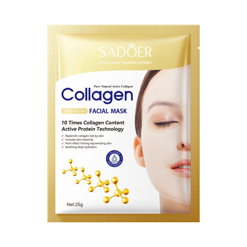 10pcs Korean Collagen Anti Wrinkle Facial Mask