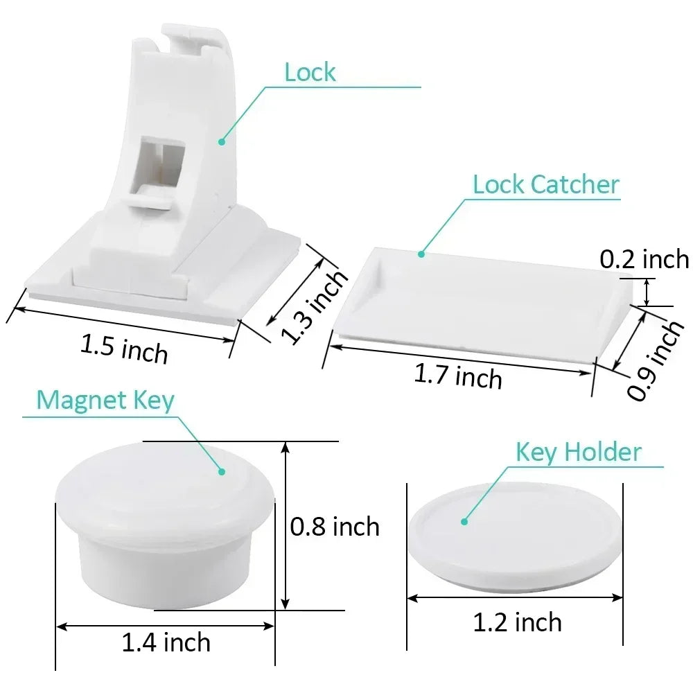 Magnetic Children's Lock for Extra Cabinet