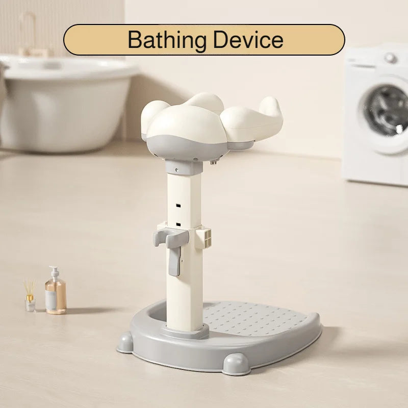 Baby Standing Shower Stand Adjustable Children's Bath Device Household Non-Slip
